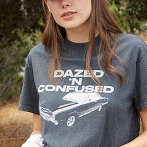John Galt Dazed and Confused Crop Tee